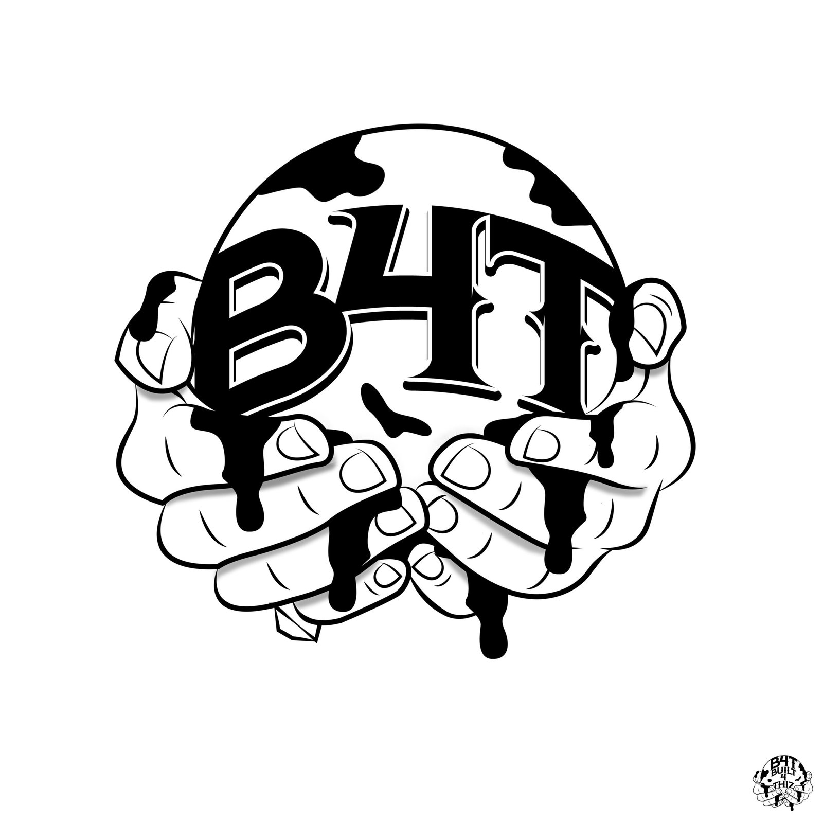 B4T white logo